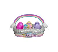 ACTION FIGURE SPIN MASTER HATCHIMALS ALIVE SPRING BASKET - SET DI FIGURE GIOCATTOLO 6 PEZZI CON 4 ACCESSORI