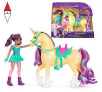 Unicorn Academy, Ava & Leaf Set with 2 Riding Accessories and Hair Styling Tool,