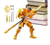 Action figure stampata in 3D - Giocattolo robotico multi- con mobili, design futuristico poserabile, 13 cm da collezione per bambini, adulti, decorazione da scrivania, modello