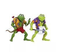 Neca Ninja Turtles Genshin And Rasputin Figure 18 Cm 2 Units Multicolor