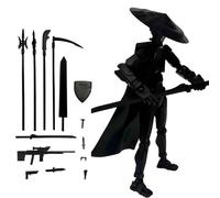 Action Figure - Toy 3D, Modello da collezione robot | Display di carattere stampato realistico, scultura di sollievo dallo stress dettagliato, decorazione fresca con impostazione del ripiano desk