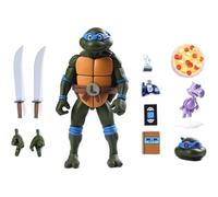 Action Figure Ultimate Leonardo Leads NECA TMNT Articolata 18 cm Accessori