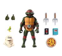 Neca Figura Teenage Mutant Ninja Turtles Cartoon Action Ultimate Raphael Vhs 18 Cm