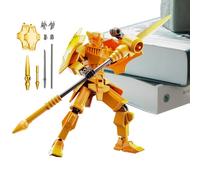 Action Figures 3D - Robot mobile versatile e articolato, 13 cm, vari collezionabili, multiarticolato, robot, per la decorazione della scrivania