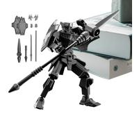 Action Figures 3D - Robot mobile versatile e articolato, 13 cm, vari collezionabili, multiarticolato, robot, per la decorazione della scrivania