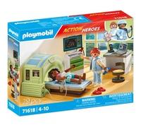 PLAYMOBIL Action Heroes 71618 MRI met kind, gemaakt van meer dan 80% gerecycleer