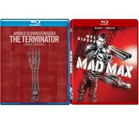 Action Movie Night 2-Pack: Mad Max & The Terminator [Blu-ray] Mel Gibson & Arnold Schwarzeneger
