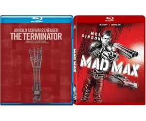 Action Movie Night 2-Pack: Mad Max & The Terminator [Blu-ray] Mel Gibson & Arnold Schwarzeneger