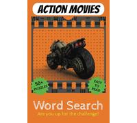 Action Movie Word Search Puzzle Book: Word Searches with Easy to Read Print about Action Movie Titles | 6x9 inches, 110 pages | 50+ Puzzles ... Gift ... Free Time to enjoy a fun series of puzzles.