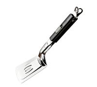 Action - Pinza per griglia in acciaio | Pinza a spatola resistente 2 e 1 con drenaggio scanalato e impugnatura antiscivolo per bistecche, pesce, hamburger e barbecue all'aperto