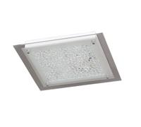 Lampada da Soggiorno Plafoniera Satinato Vetro Metallo 1200 Lumen LED