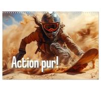 Action pur - atemberaubende Hobbys (Wandkalender 2026 DIN A3 quer), CALVENDO Monatskalender: Ein Wandkalender mit atemberaubenden Bildern von ... wie Haifisch-Tauchen und Motocross-Fahren.