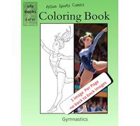 Action Sports Comics Coloring book Series: Gymnastics