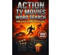 Action TV Movie Word Search Puzzle Book: 50 Word Finds, 1,000 Hidden Words & Answers: Word Seek Challenge for Adults & Teens - Brain Training, Stress Relief & High-Octane Screen Facts