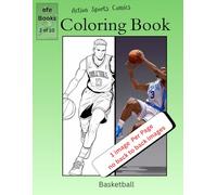 Actions Sports Comics Coloring book Series: Basketball