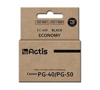ACTIS TINTA KC-40R (REEMPLAZO CANON PG-40 / PG-50 - ESTÁNDAR - 25 ML - NEGRA)