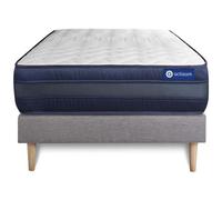 ACTISOM - Kit Rete E Materasso Matrimoniale Actilatex Tech 90x200cm - Spessore : 24cm - Lattice E Memory Foam- Molto Rigido - SPEDIZIONE GRATUITA