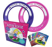 Activ Life Anelli Volanti per Bambini [Rosa/Viola] Regalo Divertente per Natale e Compleanno - Giocattolo Fantastico per Ragazzi e Ragazze e per Divertirsi in Piscina o in Cortile - Idea per Nipoti