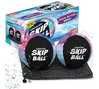 Activ Life Skip Ball, divertimento per saltare l'acqua per i bambini - Confezione da 2 palline nere e tie-dye