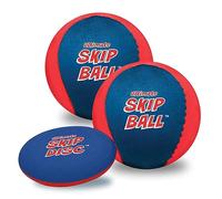 Activ Life Skip Water Recreation Ball - Palla per Bambini da 2 Pollici con Skip Disc, Confezione da 2, Rosso/Blu