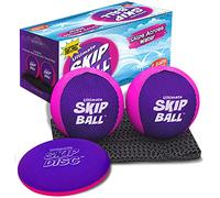 Activ Life Ultimate Skip Ball (Rosa/Viola) Palloni da spiaggia divertenti e spugnosi e migliori giochi d'acqua e outdoor per bambine, adolescenti e regali per donne che hanno già tutto - Fantastici