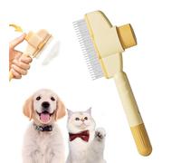 Activ Pet - Spazzola per cattura peli, anti peli per gatti, elimina fino al 95% dei peli morti, toelettatura morbida ed efficace per tutti i tipi di pelo (giallo)