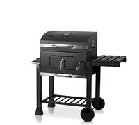 Activa Angular Guss - Barbecue rettangolare a carbonella, in acciaio inox