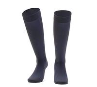 Activa - Calze a Compressione Graduata Donna Uomo al Ginocchio (1 Paio) Gambaletto Uomo 18 mmhg, Calze Compressive per Circolazione, Mix Cotone Microfibra Traspirante e Resistente (M=41/43, Blu)