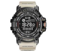 Activa x Invicta Digital ACW8020-002 - Orologio da uomo, impermeabile, digitale, movimento al quarzo, in plastica con quadrante nero, 56 mm