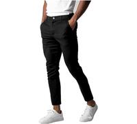 Active Chinos Pants Men, Active Chinos, Mens Chinos Slim Fit Pants Stretch Dress Pants for Men (01,L)