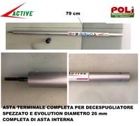 ACTIVE DECESPUGLIATORE ASTA TERMINALE EVOLUTION O SPEZZATO COMPLETA DIAMETRO 26