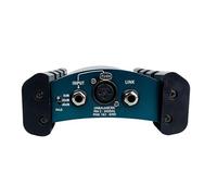 Active DI Box 1/4" e ingressi XLR con pad 0/20/40dB, alimentazione phantom o 9V, uscita bilanciata trasformatore, tastiera basso da palcoscenico a iniezione diretta, lega di alluminio
