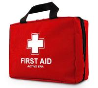 Active Era Kit di Primo Soccorso di 90 Pezzi con Ghiaccio Pronto Uso, Kit Lavaggio oculare e Coperta d'emergenza per Casa, Auto, Campeggio,Ufficio Viaggi e Sport