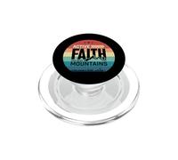 Active Faith Can Move Mountains Christian Men Women Kids PopSockets PopGrip per MagSafe