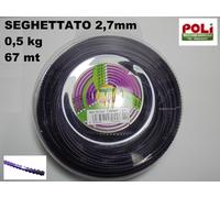 FILO DECESPUGLIATORE ACTIVE-FILO RICAMBIO SEGHETTATO 2,7 MM 0,5 KG - 67 METRI
