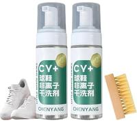 Active Foam - Set di pulizia per scarpe da ginnastica, schiuma detergente per rimuovere macchie e sporco, kit di pulizia per scarpe bianche, riduce la deformazione e l'invecchiamento precoce delle