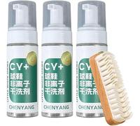Active Foam - Set di pulizia per scarpe da ginnastica, schiuma detergente per rimuovere macchie e sporco, kit di pulizia per scarpe bianche, riduce la deformazione e l'invecchiamento precoce delle