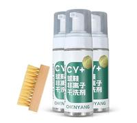 Active Foam Sneaker Cleaner Set, Sneaker Cleaner Foam for Removing Stains and Dirt, Shoe Cleaning Kit for White Shoes (3pcs)