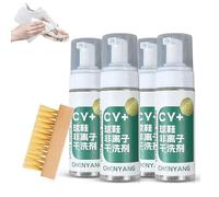 Active Foam Sneaker Cleaner Set, Sneaker Cleaner Foam for Removing Stains and Dirt, Shoe Cleaning Kit for White Shoes (4pcs)