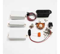 Active HSH - Set di pickup per chitarra elettrica, humbucker 81 85 e bobina singola con potenziometri 25K, interruttore a 5 vie e kit di cablaggio completo, compatibile con Fender ST e Ibanez RG