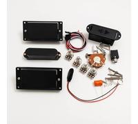 Active HSH - Set di pickup per chitarra elettrica, humbucker 81 85 e bobina singola con potenziometri 25K, interruttore a 5 vie e kit di cablaggio completo, compatibile con Fender ST e Ibanez RG