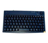 Active Key CompactKey AK-440 USB Tastatur Tedesco, QWERTZ, Windows® Nero Integrato Trackball