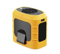 Active Lifestyle - Ventola da vita con batteria da 8000 mAh, velocità multiple e funzione di ricarica USB (arancione)