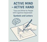 "Active Mind - Active Hand" Tracing and Writing for People with Cognitive Impairment Symbols and Letters: Tracing Practice | Cognitive Support | Motor ... Workbook | Memory & Focus Activities
