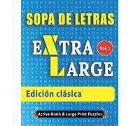 Active Minds & Large Prints Sopa de Letras - Edición clásica (Tascabile)