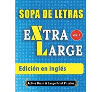 Active Minds & Large Prints Sopa de Letras - Edición en inglés (Tascabile)