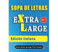 Active Minds & Large Prints Sopa de Letras - Edición Italiana (Tascabile)