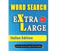 Active Minds & Large Prints WORD SEARCH - Italian Edition (Tascabile)