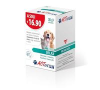 Active Per Relax, Mangime Complementare per Favorire il Fisiologico Rilassamento con Valeriana, L-Triptofano, Passiflora e Vitamina B6, per Cani e Gatti - 1 Confezione da 30 Compresse