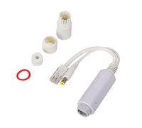 Active PoE Splitter Power Over Ethernet Splitter Adapter 48V a 12V IEEE 802.3af Compliant 10/100Mbps PoE Splitter Power Over Ethernet Splitter